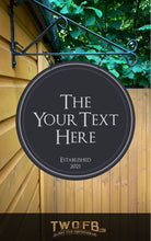 Load image into Gallery viewer, The Modern Grey Personalised Bar Sign Custom Signs from Twofb.com signs for bars