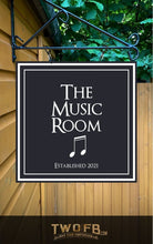 Load image into Gallery viewer, Music Room | Personalised Bar Sign | Pub Sign Design