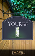 Load image into Gallery viewer, The No One Gin Bar Personalised Bar Sign Custom Signs from Twofb.com Custom Bar Signs