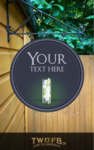 Load image into Gallery viewer, The No One Gin Bar Personalised Bar Sign Custom Signs from Twofb.com Gin  Signs