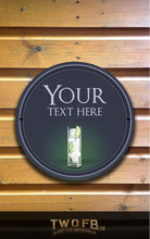 Load image into Gallery viewer, The No One Gin Bar Personalised Bar Sign Custom Signs from Twofb.com Personalised bar signs