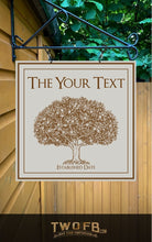 Load image into Gallery viewer, The Orchard Personalised Home Bar Sign Custom Signs from Twofb.com Hanging pub signs