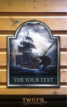 Load image into Gallery viewer, The Pirates Arms Personalised Bar Sign Custom Signs from Twofb.com pub signage