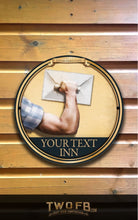 Load image into Gallery viewer, The Plasterers Arms Personalised Bar Sign Custom Pub Signs from Twofb.com Traditional pub signs
