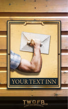 Load image into Gallery viewer, The Plasterers Arms Personalised Bar Sign Custom Bar Signs from Twofb.com Pub Signs
