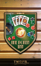 Load image into Gallery viewer, The Poker Inn Personalised Bar Sign Custom Signs from Twofb.com Custom made pub signs