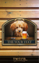 Charger l'image dans la galerie, The Pooch & Pint Personalised Bar Sign Custom Signs from Twofb.com  Hanging pub signs