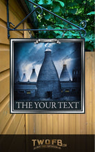 Load image into Gallery viewer, The Potters Inn Personalised Hanging Pub Sign Custom Signs from Twofb.com Pub signs made to order