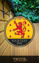 Load image into Gallery viewer, The Red Lion Inn Pub Sign,Bar Sign, hanging bar sign
