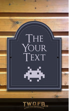 Load image into Gallery viewer, The Retro Gamer Personalised Bar Sign Custom Signs from Twofb.com pub bar signage
