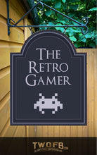 Load image into Gallery viewer, Retro Gamer | Personalised Bar Sign | Man Cave Sign