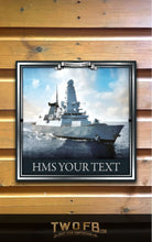 Load image into Gallery viewer, The Sailors Arms Personalised Home Bar Sign Custom Signs from Twofb.com sbar signs uk