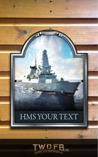 Load image into Gallery viewer, The Sailors Arms Personalised Home Bar Sign Custom Signs from Twofb.com signs for bars at home