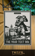 Load image into Gallery viewer, The Smugglers Inn Personalised Bar Sign Custom Signs from Twofb.com Pub signs made to order.