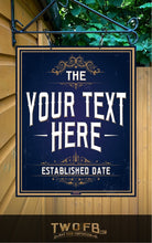 Load image into Gallery viewer, Home bar sign/Pub sign for outside/Custom pub sign/Home Bar/Pub DƩcor/Military Bar Signs/Custom Bar signs/Barsigns UK/ Man Cave/ Mess Sign/ Bar Runner/ Beer Mats/ Hanging pub sign/ Custom sign/ Garden Signs/Pub signs