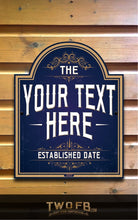 Load image into Gallery viewer, Home bar sign/Pub sign for outside/Custom pub sign/Home Bar/Pub DƩcor/Military Bar Signs/Custom Bar signs/Barsigns UK/ Man Cave/ Mess Sign/ Bar Runner/ Beer Mats/ Hanging pub sign/ Custom sign/ Garden Signs/Pub signs