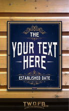 Load image into Gallery viewer, Gin Bar Sign/Pub Sign/Bar Sign/Home bar sign/Pub sign for outside/Custom pub sign/Home Bar/Pub DƩcor/Military Bar Signs/Custom Bar signs/Barsigns UK/ Man Cave/ Mess Sign/ Bar Runner/ Beer Mats/ Hanging pub sign/ Custom sign/ Garden Signs/Pub signs