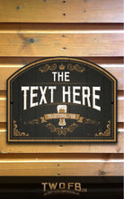 Load image into Gallery viewer, The Staying Inn Personalised Bar Sign Custom Signs from Twofb.com Pub sign design