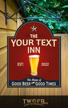 Load image into Gallery viewer, Custom bar signs | Personalised Bar Sign | Traditional Pub Sign | Bar Sign | Shed Sign