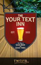 Load image into Gallery viewer, Custom bar signs | Personalised Bar Sign | Traditional Pub Sign | Bar Sign | Shed Sign