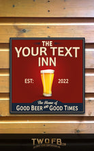 Load image into Gallery viewer, Custom bar signs | Personalised Bar Sign | Traditional Pub Sign | Bar Sign | Shed Sign