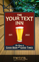Load image into Gallery viewer, Custom bar signs | Personalised Bar Sign | Traditional Pub Sign | Bar Sign | Shed Sign
