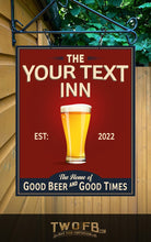 Load image into Gallery viewer, Custom bar signs | Personalised Bar Sign | Traditional Pub Sign | Bar Sign | Shed Sign