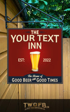 Load image into Gallery viewer, Custom bar signs | Personalised Bar Sign | Traditional Pub Sign | Bar Sign | Shed Sign