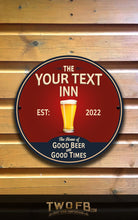 Load image into Gallery viewer, Custom bar signs | Personalised Bar Sign | Traditional Pub Sign | Bar Sign | Shed Sign