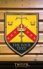 Load image into Gallery viewer, The Three Crowns Personalised Bar Sign Custom Signs from Twofb.com Signs for bars