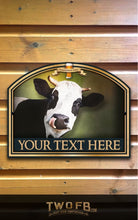 Lade das Bild in den Galerie-Viewer, The Tipsy Cow Personalised Bar Sign Custom Signs from Twofb.com signs for bars