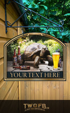 Load image into Gallery viewer, The Tortoise Beer Garden Personalised Bar Sign Custom Signs from Twofb.com signs for bars
