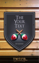 Load image into Gallery viewer, The Twisted Melon Personalised Bar Sign Custom Pub Signs from Twofb.com Traditional pub signs