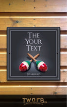 Load image into Gallery viewer, The Twisted Melon Personalised Bar Sign Custom Signs from Twofb.com pub signage