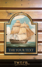 Load image into Gallery viewer, The Victory Inn Personalised Bar Sign Custom Signs from Twofb.com Hanging sign