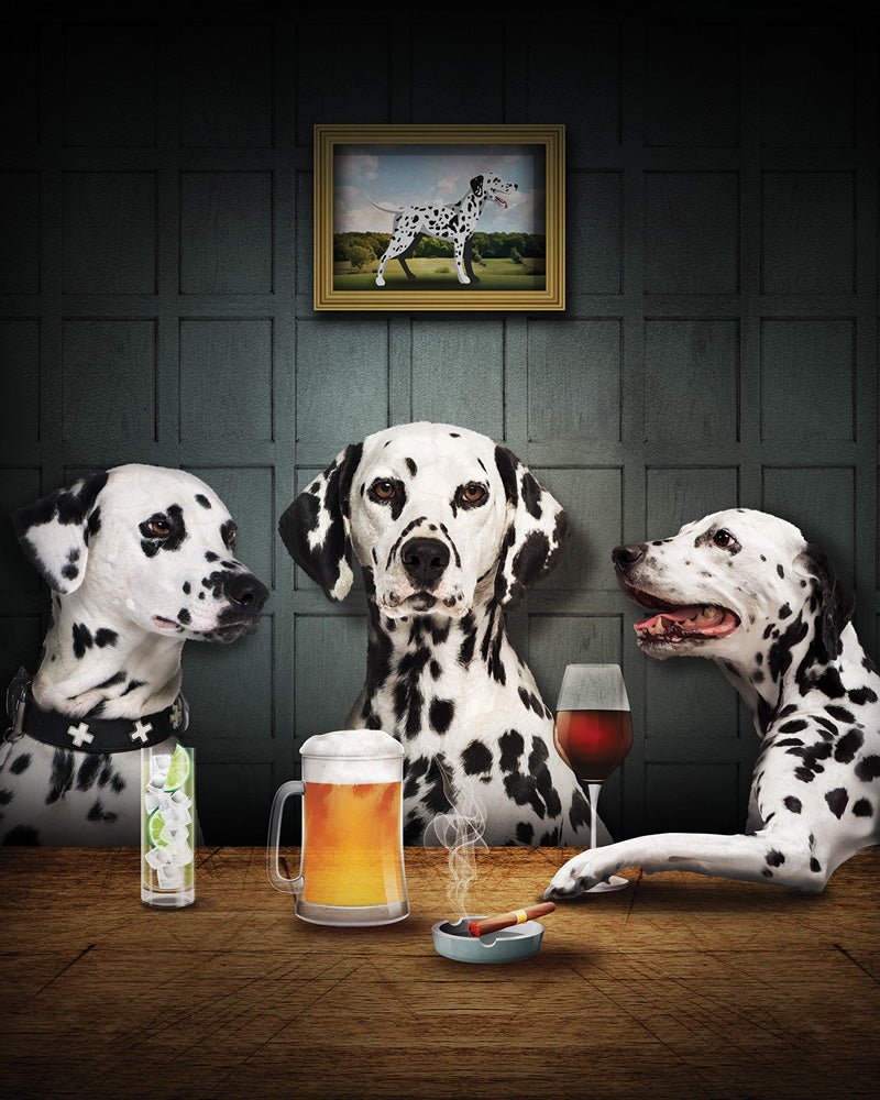 Three Dog Inn artwork on Canvas Custom Signs from Twofb.com signs for bars