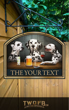 Load image into Gallery viewer, Three Dog Inn Personalised Outdoor Bar Sign Custom Signs from Twofb.com Pub signage