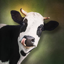 Load image into Gallery viewer, Tipsy Cow artwork on Canvas Custom Signs from Twofb.com signs for bars