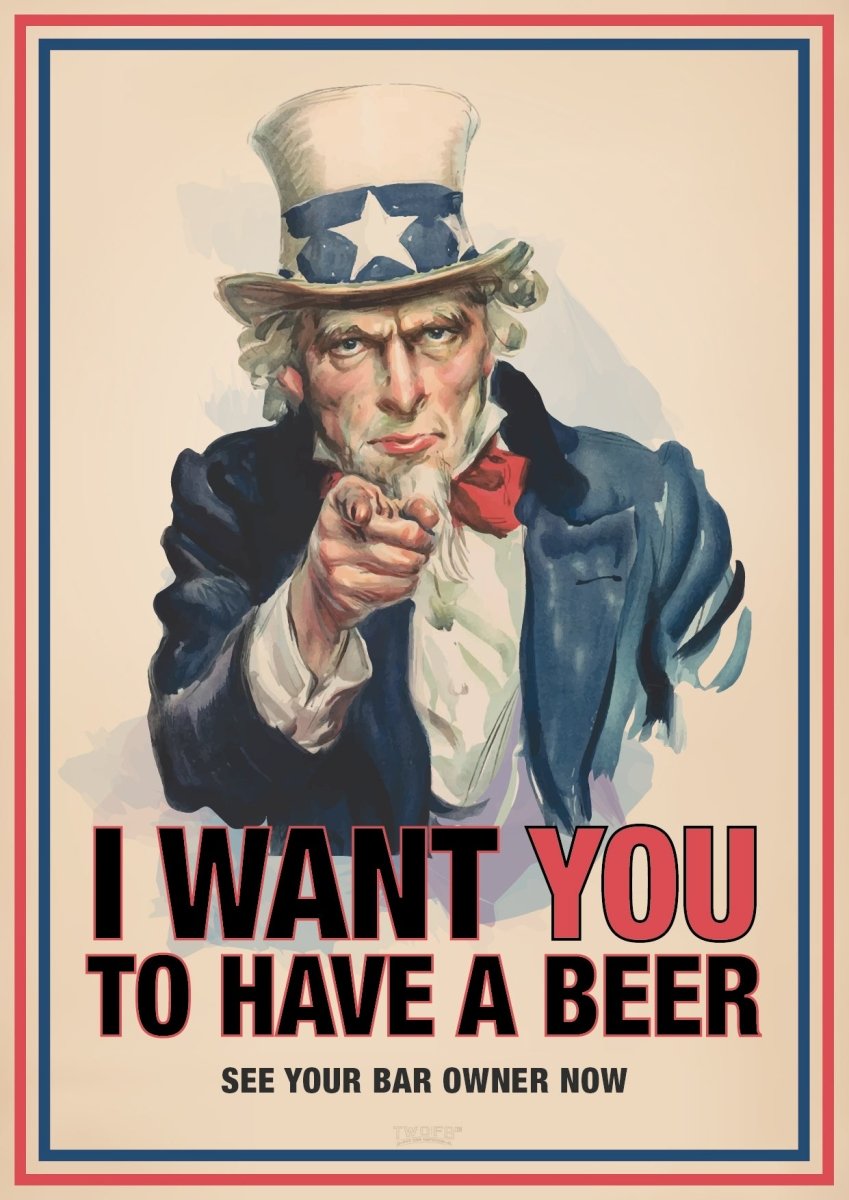 Uncle Sam T-Shirt | Unisex | Beer T shirt