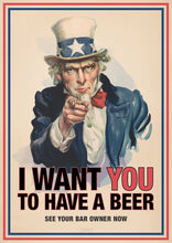 Load image into Gallery viewer, Uncle Sam T-Shirt | Unisex | Beer T shirt