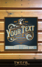 Load image into Gallery viewer, Vape Lounge | Vintage Bar Sign | Pub Signs | funny bar sign | Hanging Signs | Bar Sign