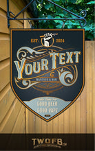 Load image into Gallery viewer, Vape Lounge | Vintage Bar Sign | Pub Signs | funny bar sign | Hanging Signs | Bar Sign