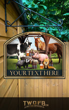 Load image into Gallery viewer, Watering Hole Personalised Bar Sign Custom Signs from Twofb.com Hanging Signs