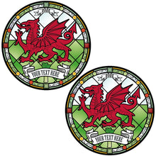 Load image into Gallery viewer, Welsh Window Vinyl | Stained Glass | Custom window decals