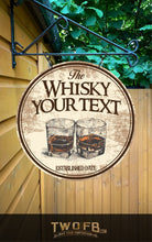 Load image into Gallery viewer, Whisky Shack/Pub Sign/Bar Sign/Home bar sign/Pub sign for outside/Custom pub sign/Home Bar/Pub DƩcor/Military Bar Signs/Custom Bar signs/Barsigns UK/ Man Cave/ Mess Sign/ Bar Runner/ Beer Mats/ Hanging pub sign/ Custom sign/ Garden Signs/Pub signs