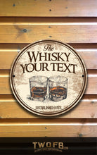Load image into Gallery viewer, Whisky Shack/Pub Sign/Bar Sign/Home bar sign/Pub sign for outside/Custom pub sign/Home Bar/Pub DƩcor/Military Bar Signs/Custom Bar signs/Barsigns UK/ Man Cave/ Mess Sign/ Bar Runner/ Beer Mats/ Hanging pub sign/ Custom sign/ Garden Signs/Pub signs