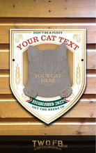 Load image into Gallery viewer, Your Cat on a Bar Sign Custom Signs from Twofb.com Custom pub signs UK