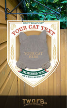 Load image into Gallery viewer, Your Cat on a Bar Sign Custom Signs from Twofb.com Outdoor bar signs