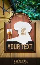 Load image into Gallery viewer, Your dog on a Dog House Bar Sign Custom Signs from Twofb.com Pub signs made to order
