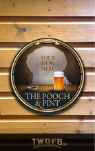 Charger l'image dans la galerie, Your dog on a Pooch & Pint Bar Sign Custom Signs from Twofb.com Home Bar Signs